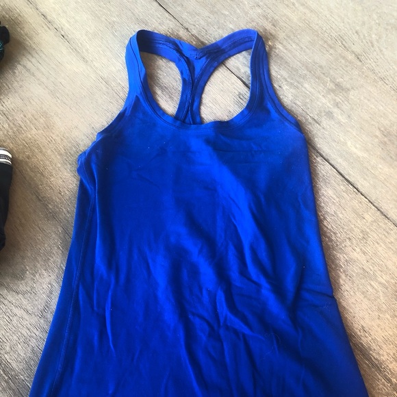 Tops Lululemon Royal Blue Tank Top Size 6 Poshmark
